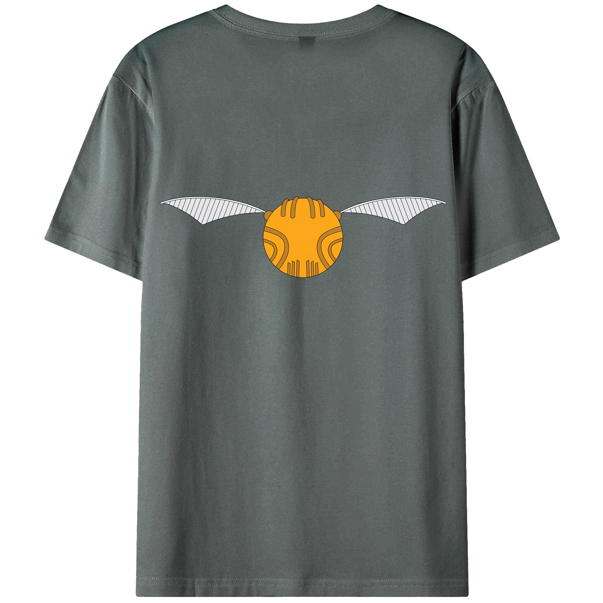 （画像用） Harry Potter ハリー・ポッターシリーズ 綿100％ メンズ半袖Tシャツ（バックプリント） 通気性